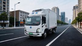 乘龙翼威2冷链纯电轻卡：冷链运输"鲜"锋 高效创富更省心