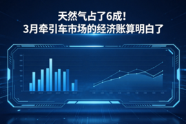 31299辆！3月牵引车天然气占比破60%，经济账算明白了