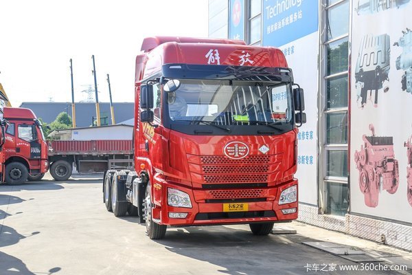 解放JH6智行版480马力LNG重卡 省气又可靠