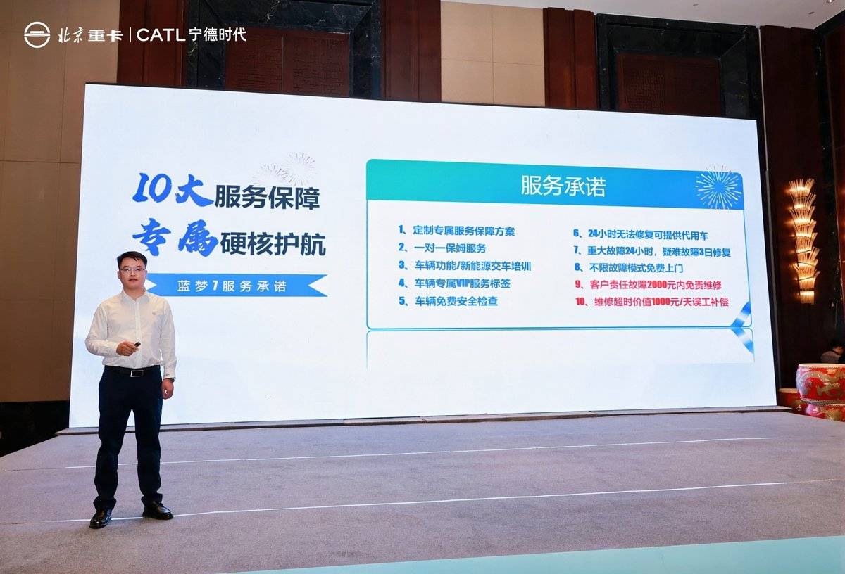100台签约70台交付!北京重卡蓝梦新能源
