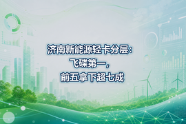 济南新能源轻卡分层：飞碟第一，前五拿下超七成