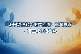 济宁燃油轻卡继续回落：重汽居首，前三吃下近七成