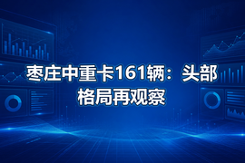 枣庄中重卡161辆：头部格局再观察