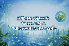 银川VAN 4月122辆：大通22.1%居首，燃油仅领先新能源1.7个百分点