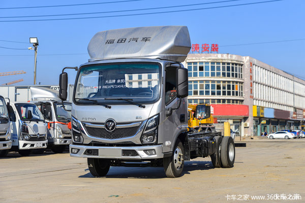 福田奥铃速运Pro,180马力跑城配更有劲