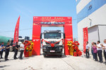 中国重汽百台新能源搅拌车交付仪式落幕