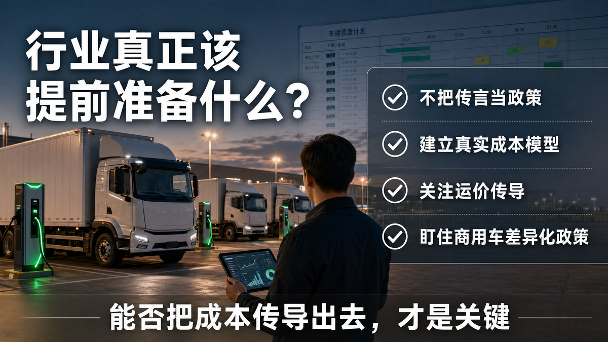 卡车行业可能迎来“按使用付费”的时代 卡车行业可能迎来“按使用付费”的时代