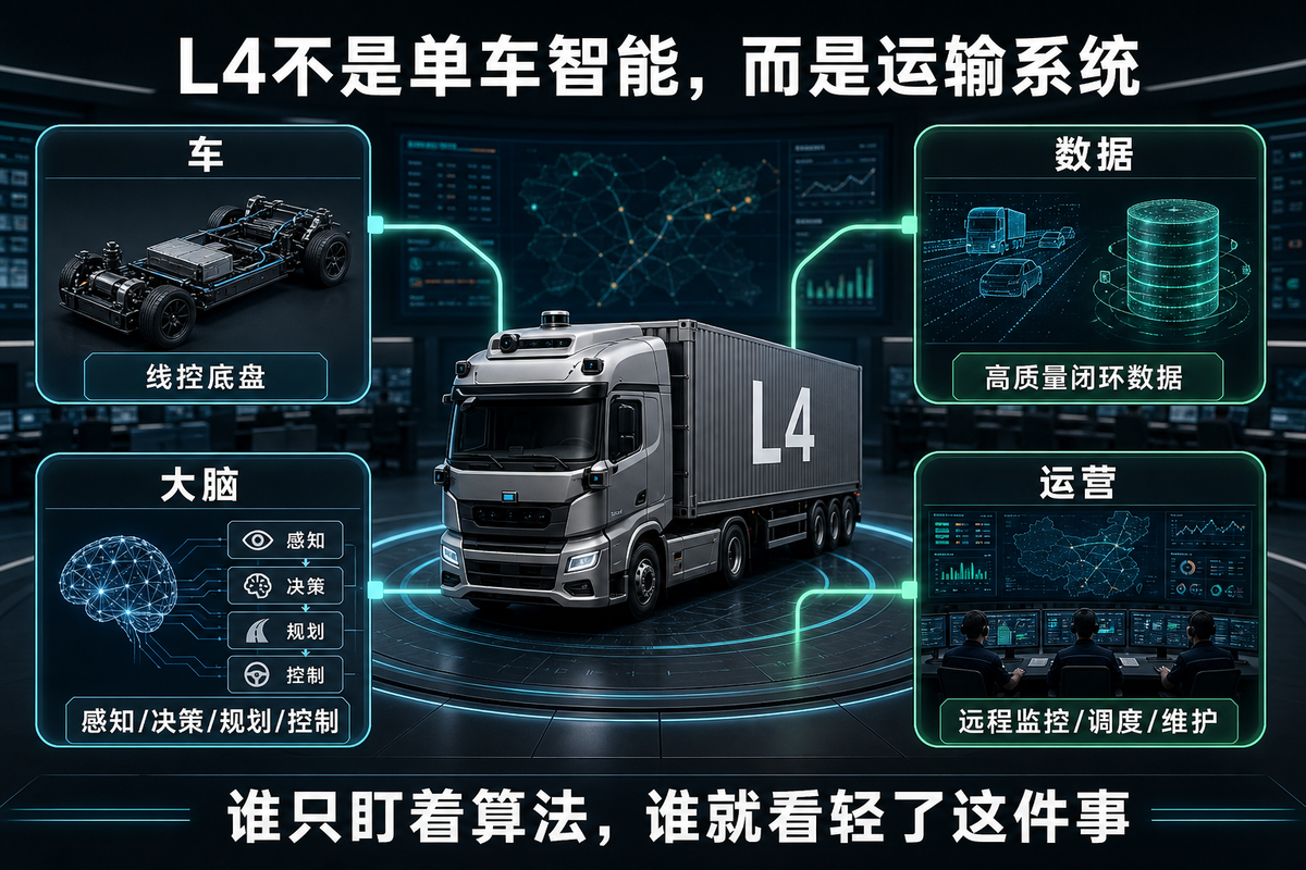 商用车为什么要直接做 L4? 商用车为什么要直接做 L4?