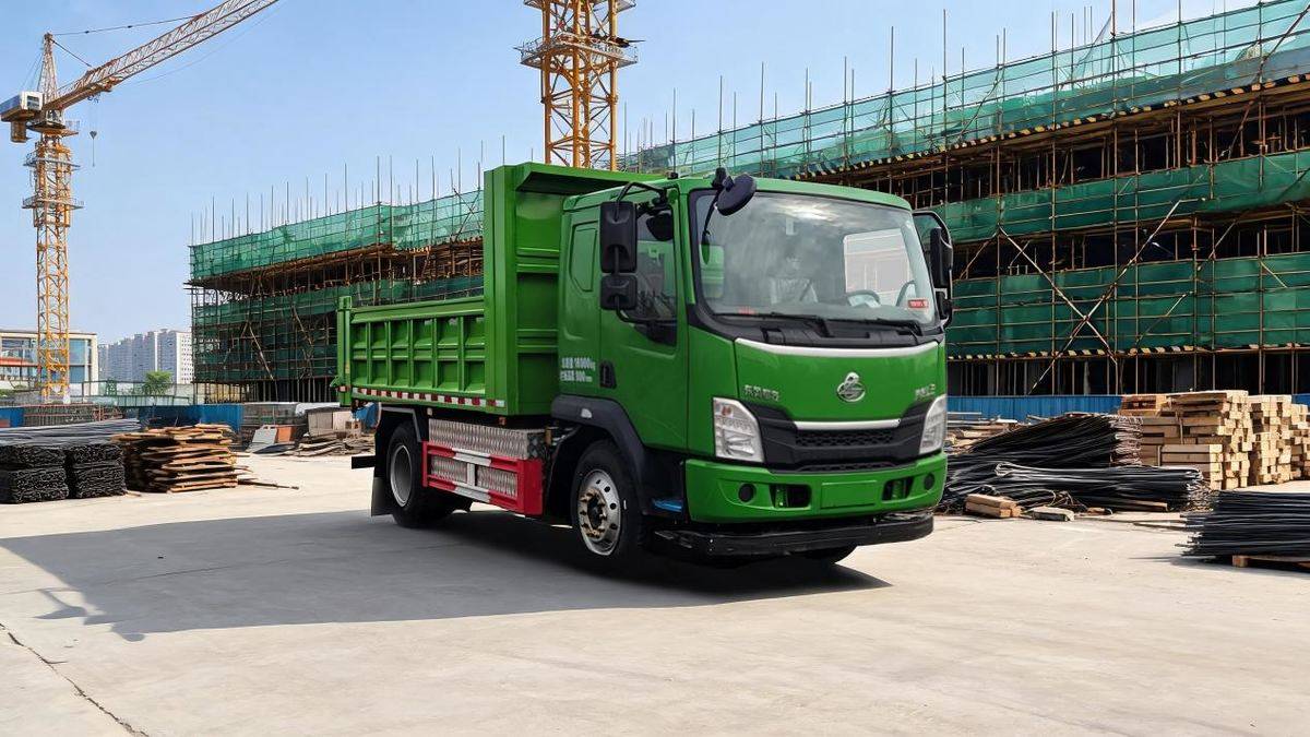 硬核三电强承载，乘龙 L3 4X2 纯电自卸跑