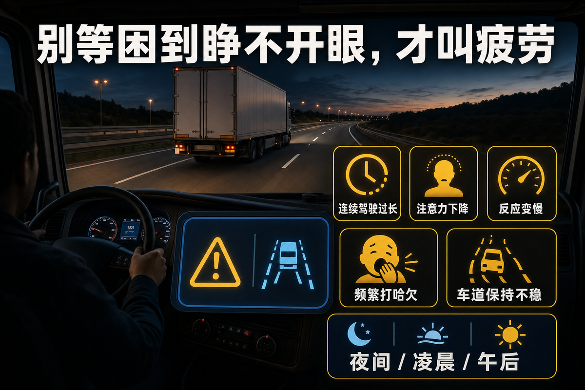 6月新规提到疲劳驾驶,货车司机要注意什么?