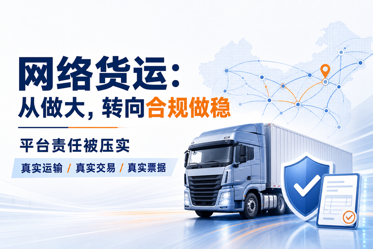 网络货运新规来了,平台、司机、货主谁压力最大?