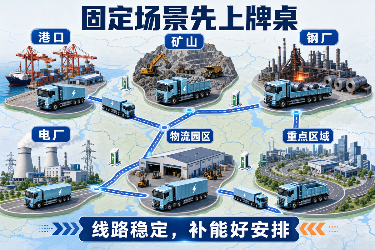 2030年新能源重卡渗透率要到40%,谁会先被推着换车?