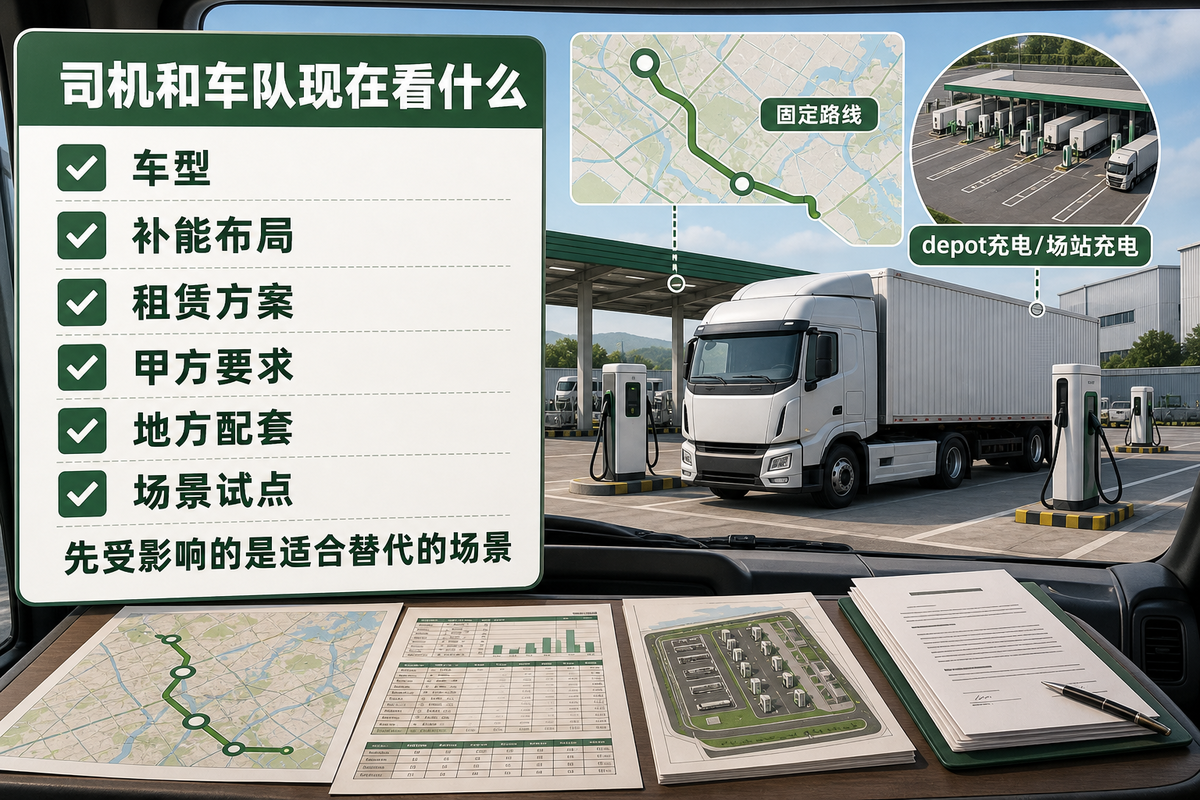 2030年新能源重卡渗透率要到40%,谁会先被推着换车?