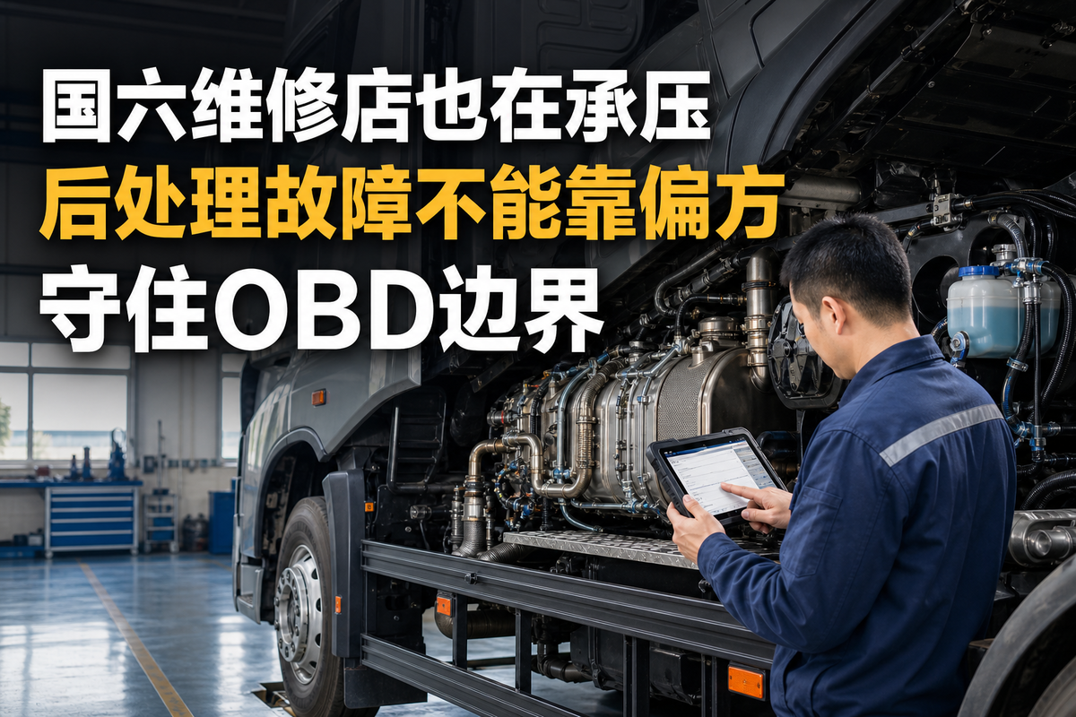 修车店最怕的不是修不好车,是碰了排放红线