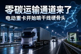 零碳运输通道要来了,电动重卡能不能跑出干线生意?