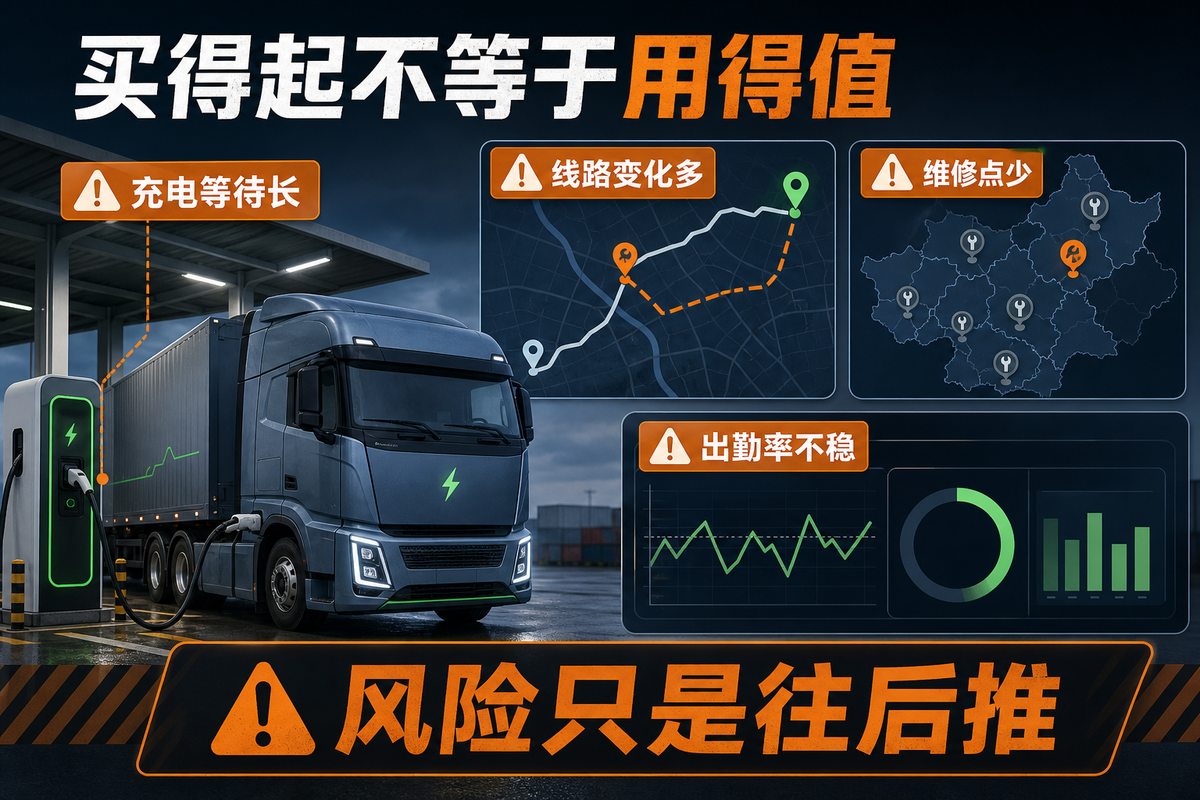 新能源重卡“买得起”后还要“用得值”