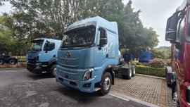 570大马力轻自重，乘龙H7 Pro LNG牵引车中长途运输赚更多