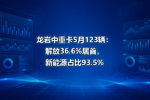 龙岩中重卡5月123辆:解放36.6%居首,新能源占比93.5%