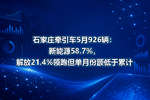 石家庄牵引车5月926辆:新能源58.7%,解放21.4%领跑但单月份额低于累计