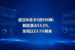 武汉中重卡5月598辆:新能源占53.2%,东风以23.1%居首