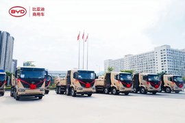 高效畅行 盈领商途!比亚迪百台纯电动自卸车交付深圳