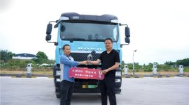 零碳先锋，节出不凡｜百公里电耗90.11kwh，豪沃TX新能源牵引车实力出圈