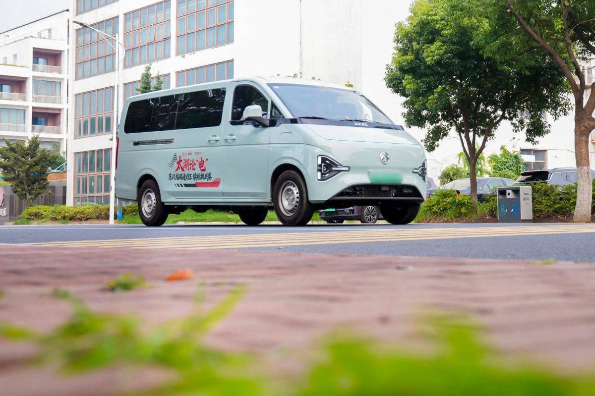 高温实测电耗13.35KWH 综合续航可达401.38km 东风福瑞通V8E太湖论3