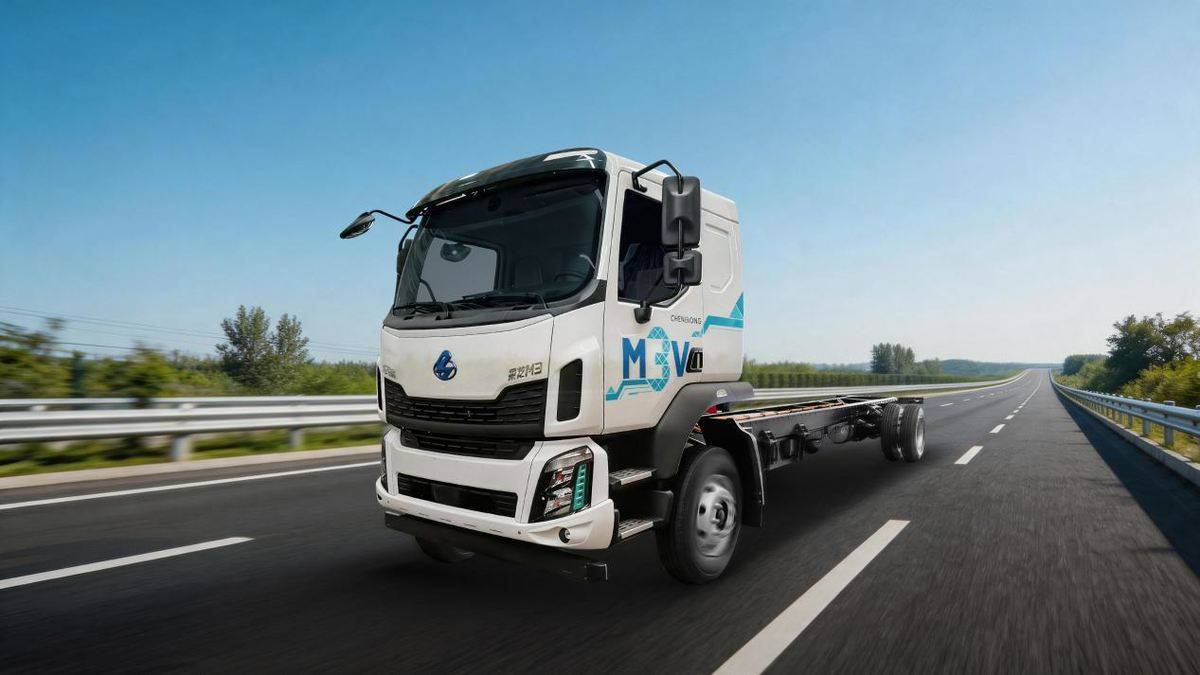每公里电耗仅 0.6 度 乘龙 M3 超值版纯电大单桥更省更能赚