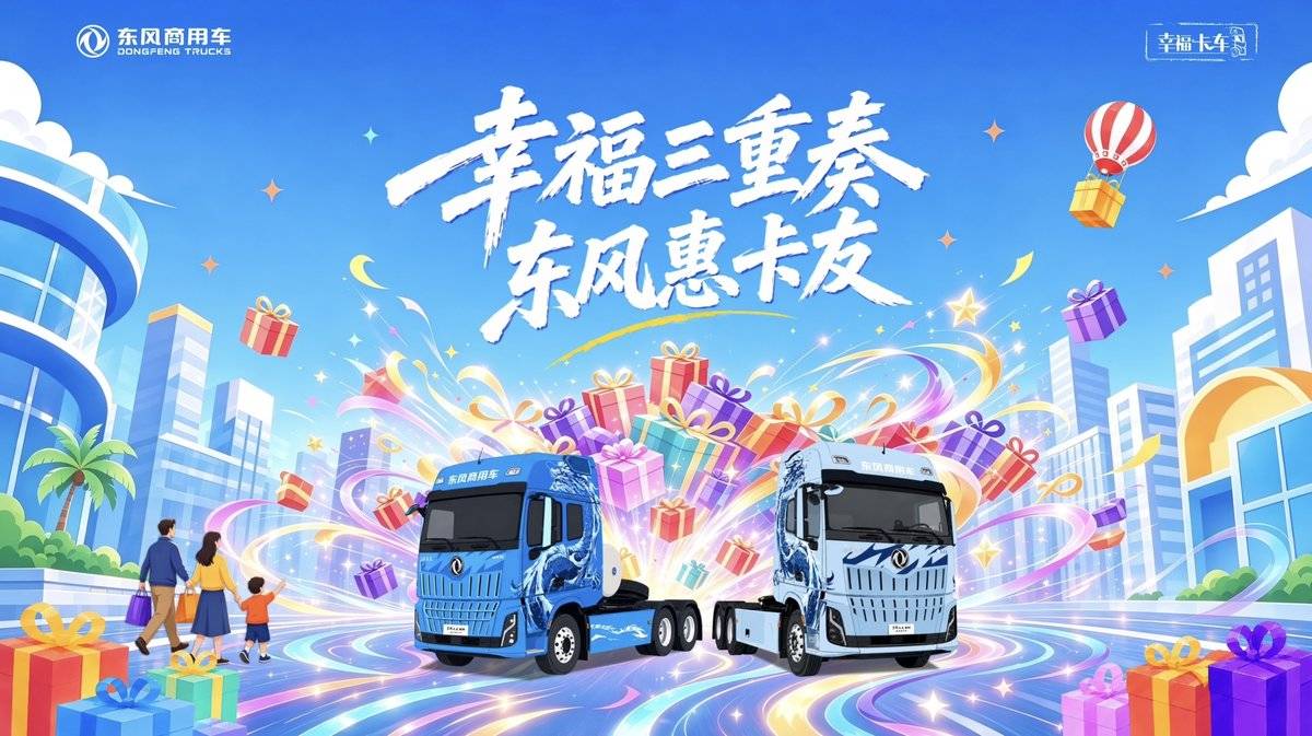东风商用车2026幸福卡车启动,幸福三重奏带来盛夏惊喜