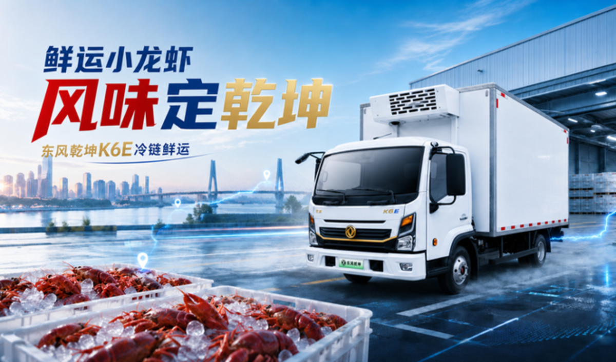 小龙虾能不能鲜到武汉?东风乾坤K6E跑给你看