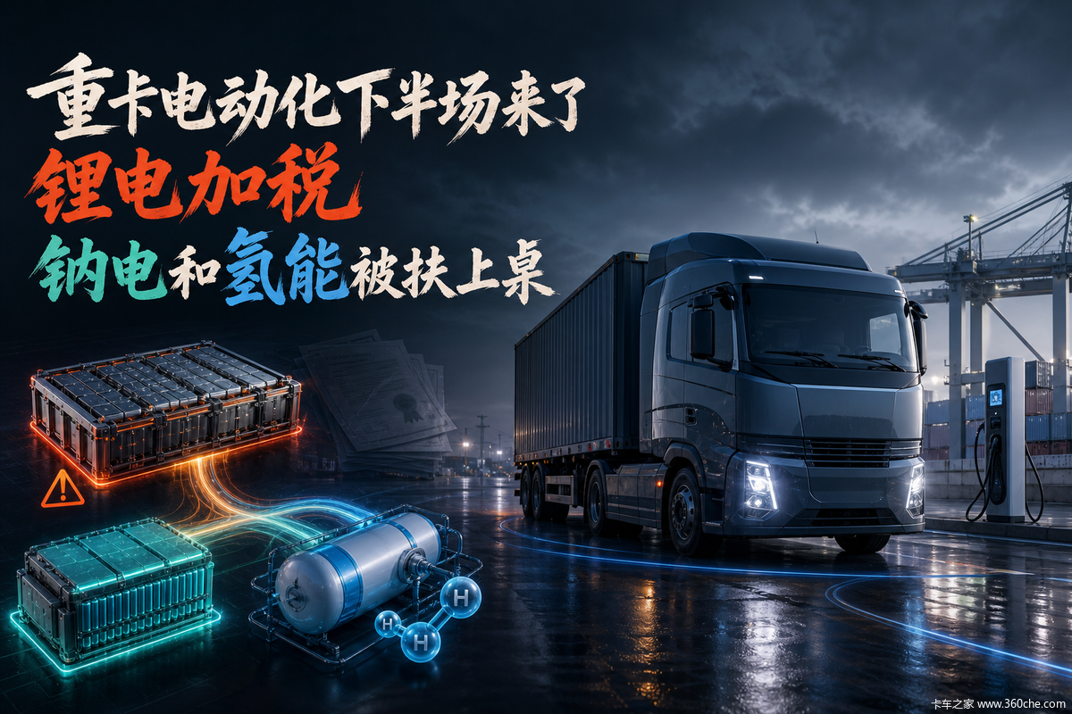 锂电不再躺赢:新政搅动新能源卡车赛道