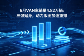 6月VAN车销量4.82万辆：三强贴身，动力版图加速重排