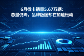 6月微卡销量5.67万辆：总量仍降，品牌版图却在加速松动