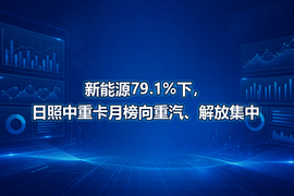 新能源79.1%下，日照中重卡月榜向重汽、解放集中