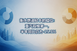 衡水燃油轻卡的错位:重汽双榜第一,半年同比仍为-25.3%
