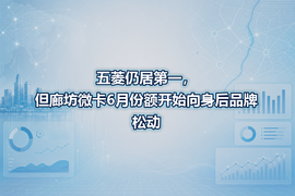 五菱仍居第一,但廊坊微卡6月份额开始向身后品牌松动