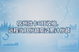 宿州微卡6月收缩，远程当月份额高过累计份额