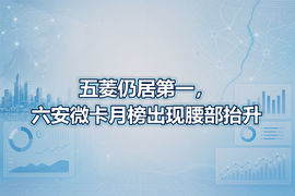 五菱仍居第一,六安微卡月榜出现腰部抬升