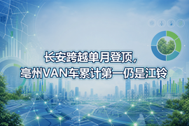 长安跨越单月登顶,亳州VAN车累计第一仍是江铃