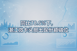 同比78.6%下,湛江微卡头部出现份额错位