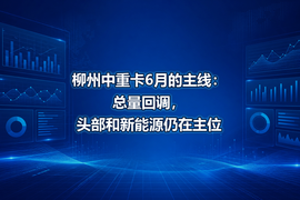 柳州中重卡6月的主线：总量回调，头部和新能源仍在主位