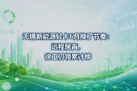 无锡新能源轻卡6月换了节奏：远程居首，徐工仍领累计榜