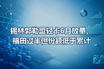 锡林郭勒盟轻卡6月放量,福田过半但份额低于累计