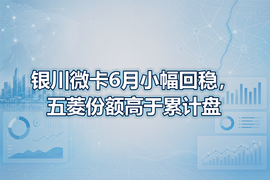 银川微卡6月小幅回稳,五菱份额高于累计盘
