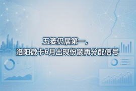 五菱仍居第一，洛阳微卡6月出现份额再分配信号