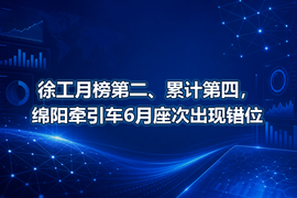 徐工月榜第二、累计第四,绵阳牵引车6月座次出现错位