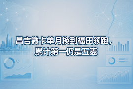 昌吉微卡单月换到福田领跑,累计第一仍是五菱