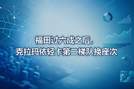 福田过六成之后,克拉玛依轻卡第二梯队换座次