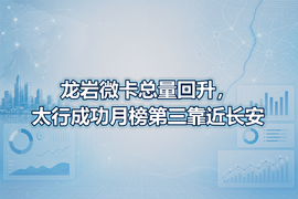 龙岩微卡总量回升，太行成功月榜第三靠近长安