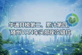 华通月榜第二、累计第四,随州VAN车头部座次错位